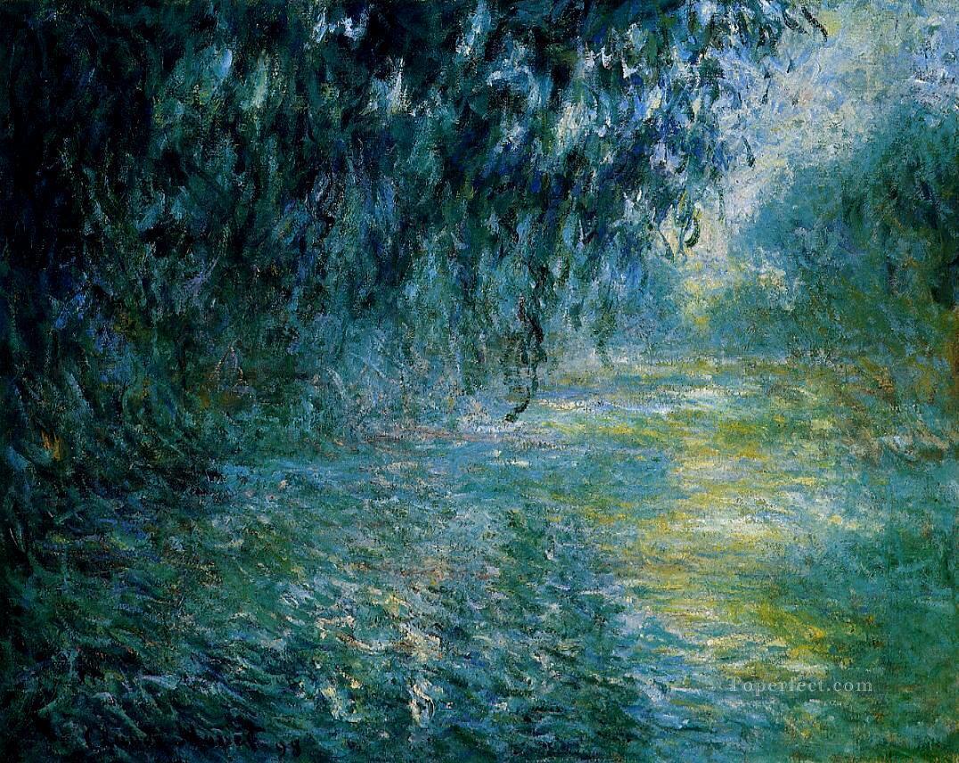 Morning on the Seine in the Rain Claude Monet Oil Paintings